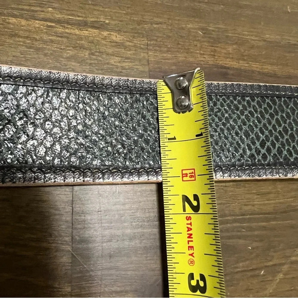 Fosil Shiny Snake Gray And Green Genuine Leather - Picture 8 of 9